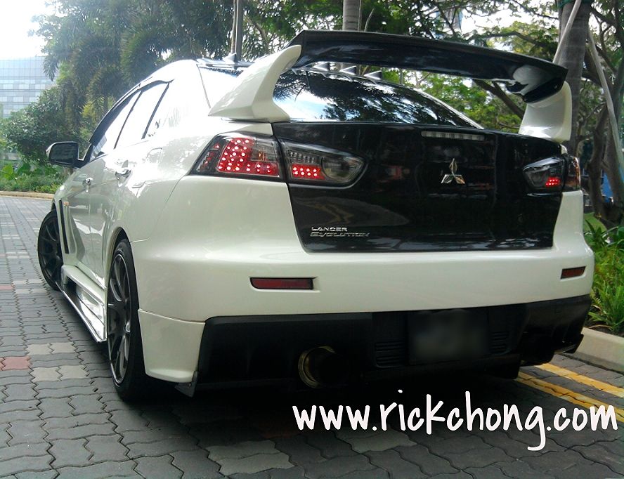 2008 TO 2017 MITSUBISHI LANCER RALLIART EVO X CUSTOM SPOILER CARBON